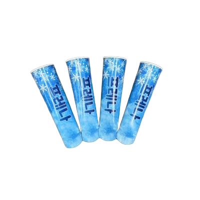 Tube en papier popsicle imprimé
